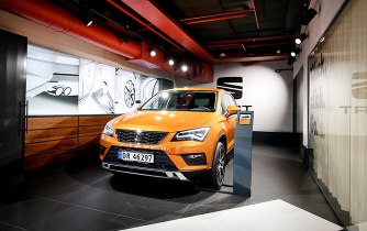 SEAT Ateca model in the Norway event – Buy a car in five clicks on SEAT Norway website