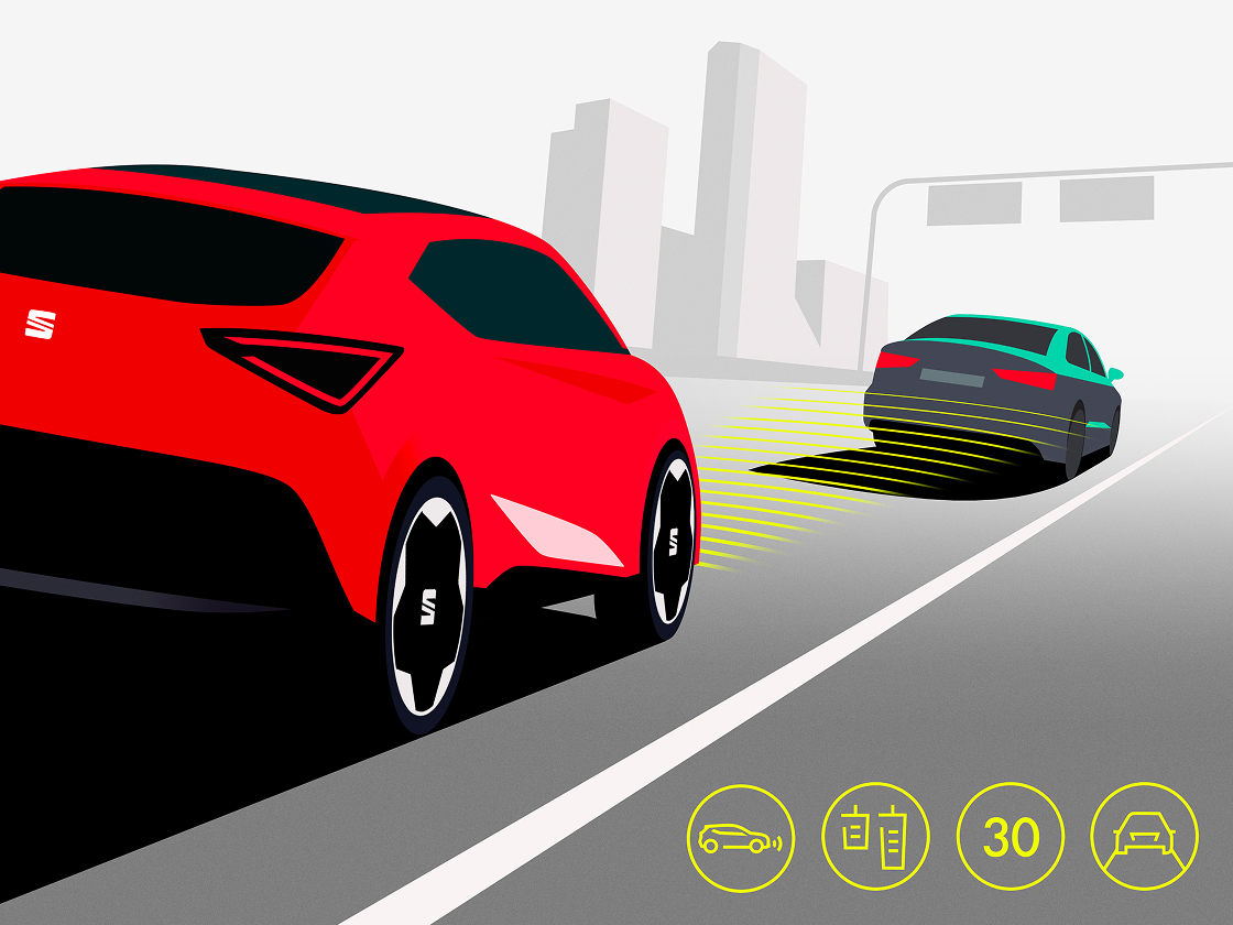 safe & driving pack xl enhances the SEAT Arona’s design and adds safety to the driving experience