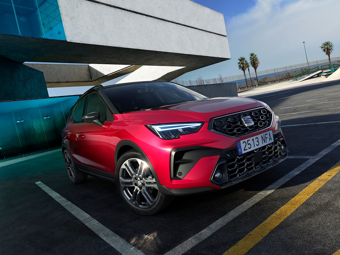 Exterior design details of the SEAT Arona 2025 trim 