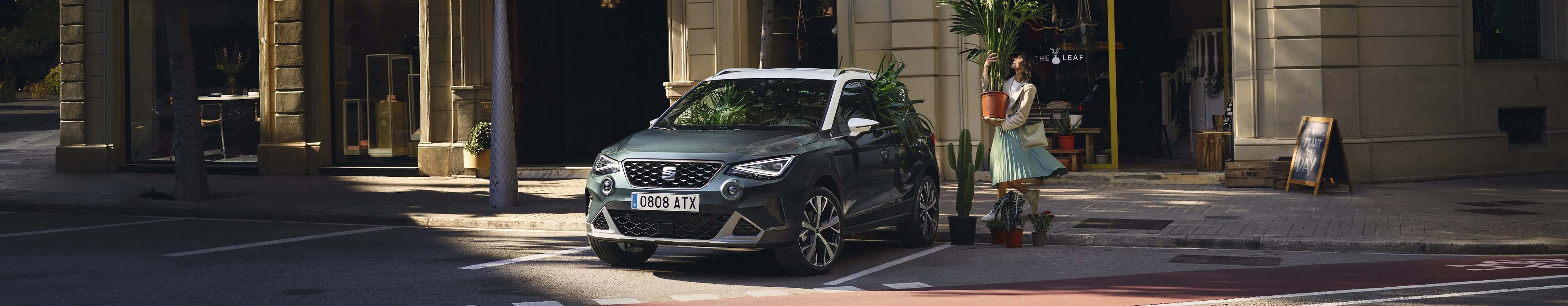 SEAT Ibiza désire vue de côté rouge