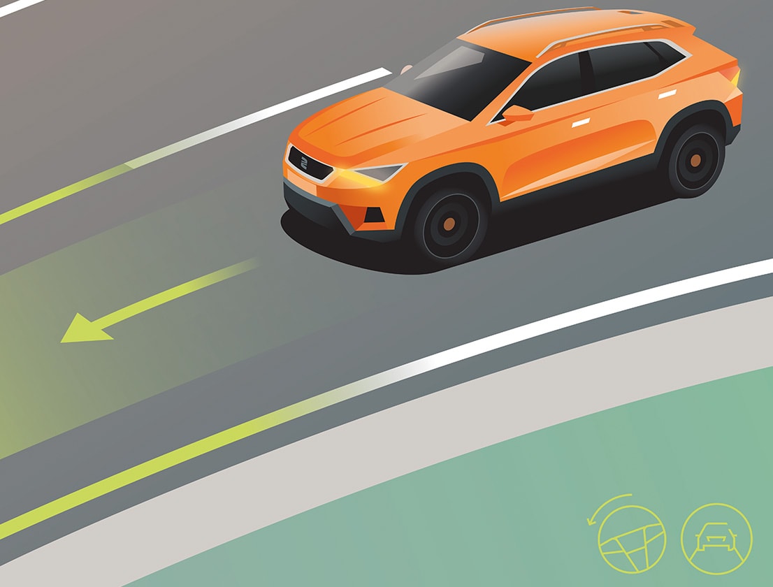 Fonction de sécurité automobile Travel Assist du Seat