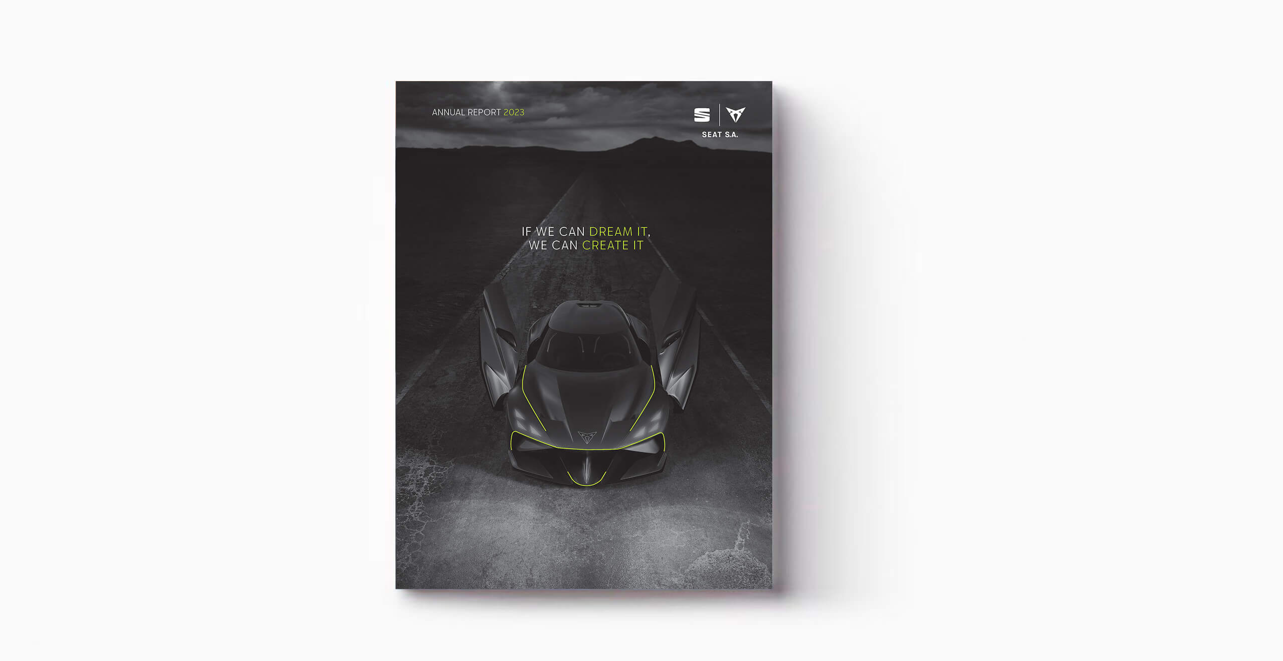 seat cupra annual report 2023 cover