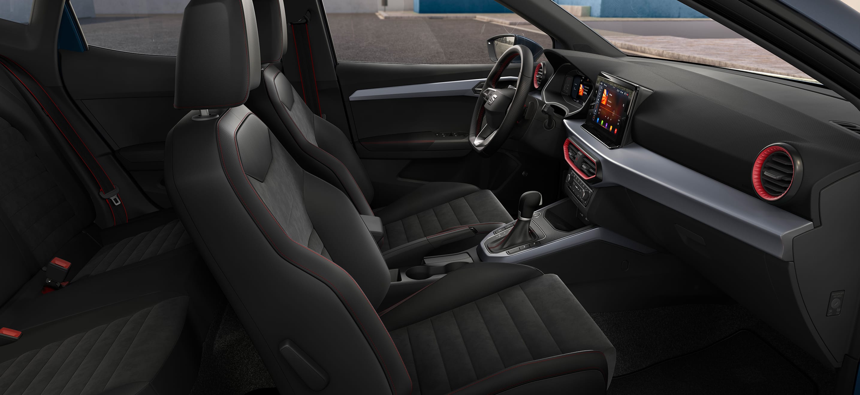 SEAT Arona FR trim interior view of Dinamica Black Sport seats